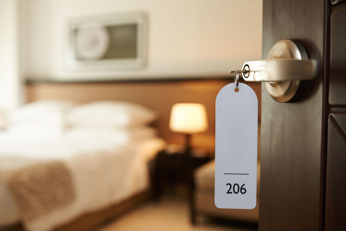 Hotel and room key
