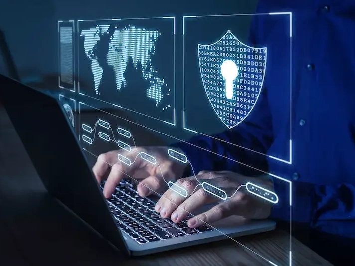 Laptop with touchscreen lock